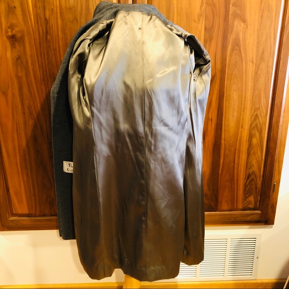Vintage Regency Cashmere Gray Double Breasted Winter Coat size Small - Picture 8 of 8